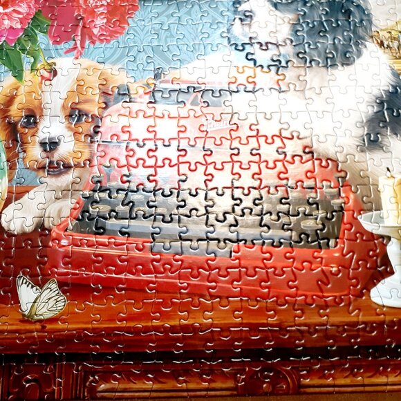 Buffalo Jigsaw Puzzle 750 Pieces The Writer's Dogs Complete - Picture 6 of 8